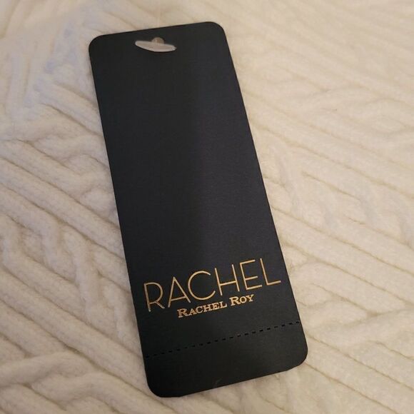 RACHEL ROY Women's White Off-the-shoulder Sweater (size S) - Picture 10 of 10